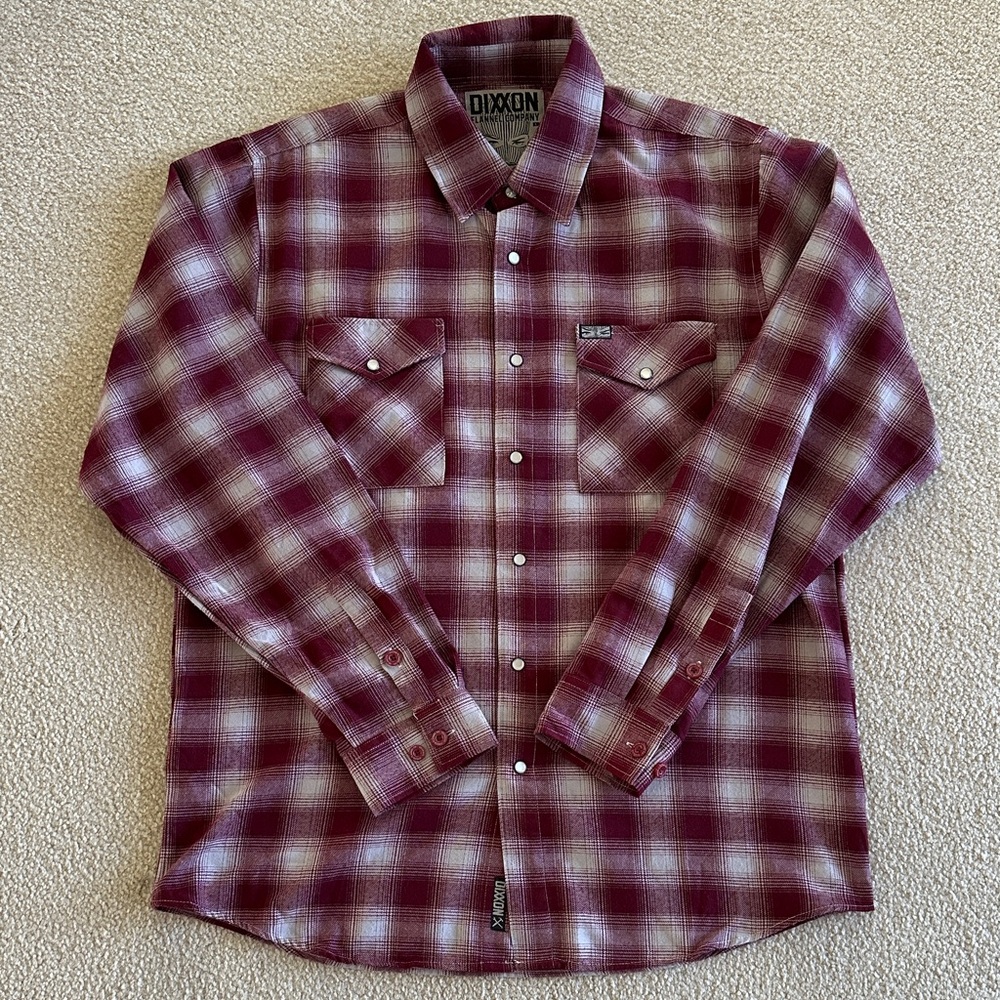 Vintage "DIXXON x BADWOOD" Flannel - *Limited Edition* w/ Ski Mask Print
